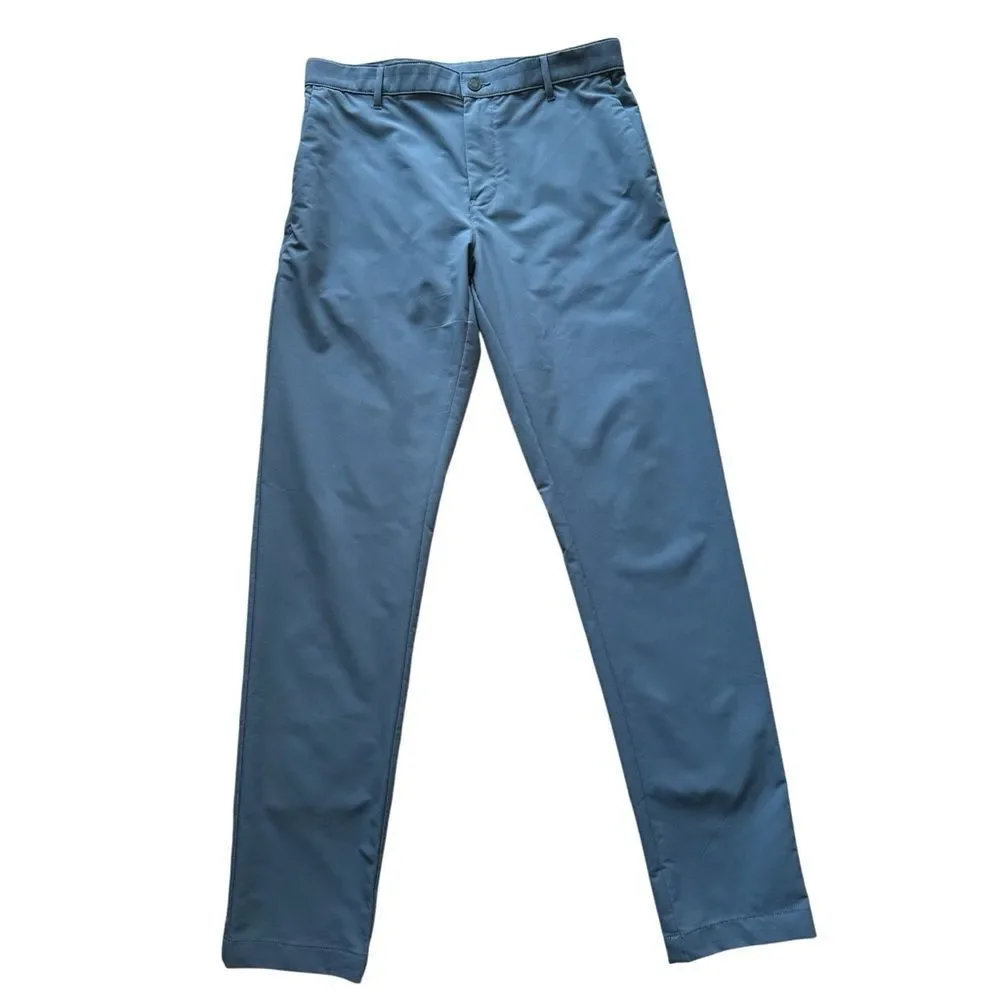 Men's Banana Republic Blue Performance Commuter Pants. Lightweight. Functional